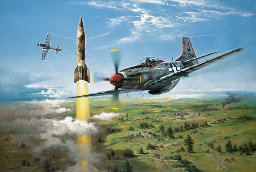 Heinz Krebs S/N Limited Edition Print "Rocket Hunters"